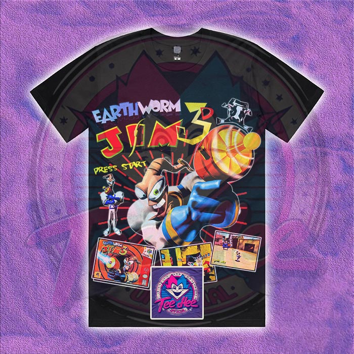 Earthworm Jim 3D - Gamer Tee