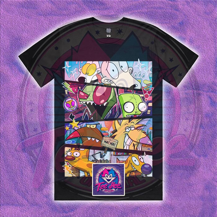 Rocko’s Modern Life, Invader Zim, The Angry Beavers, and CatDog - Cartoon Tee