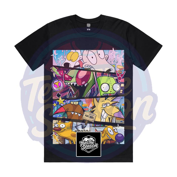 Rocko’s Modern Life, Invader Zim, The Angry Beavers, and CatDog - Cartoon Tee