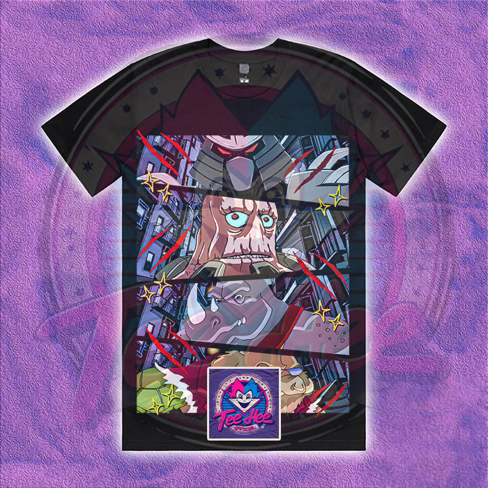 Shredder, Kraang, Bebop, and Rocksteady - Cartoon Tee