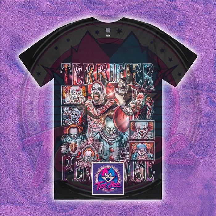 Terrifier vs Pennywise - Comic Tee
