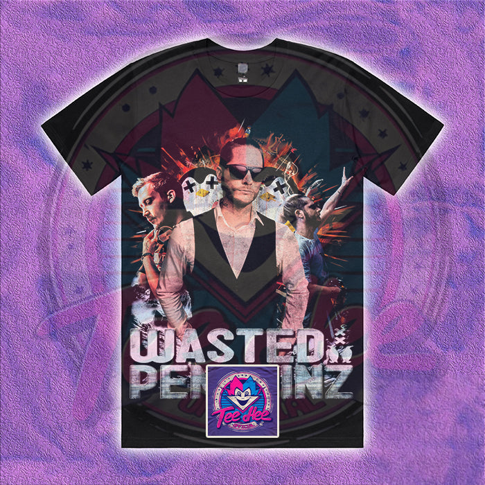 Wasted Penguinz - Music Tee
