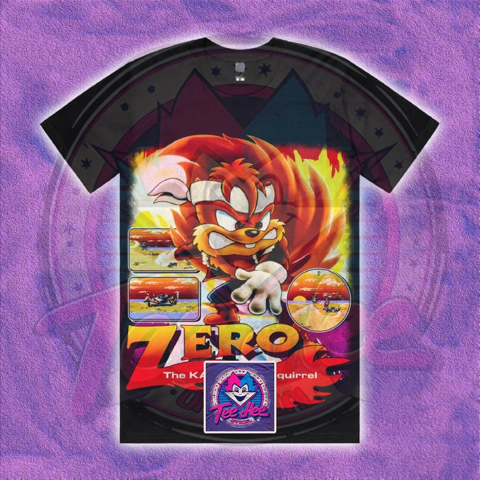 Zero The Kamikaze Squirrel - Gamer Tee
