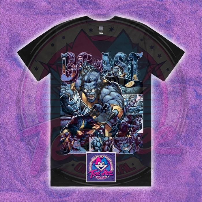 Beast X- Men Cartoon Comic Tee