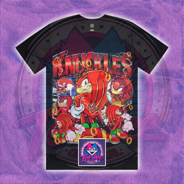 Sonic: Knuckles Gamer Cartoon Tee