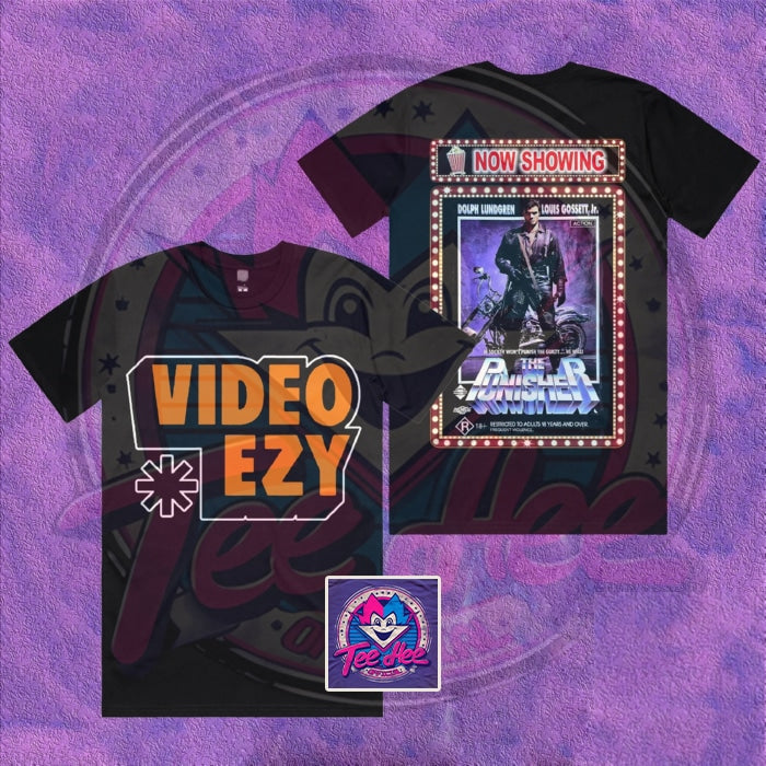 Video Ezy Front and Back - Movie Poster Tee