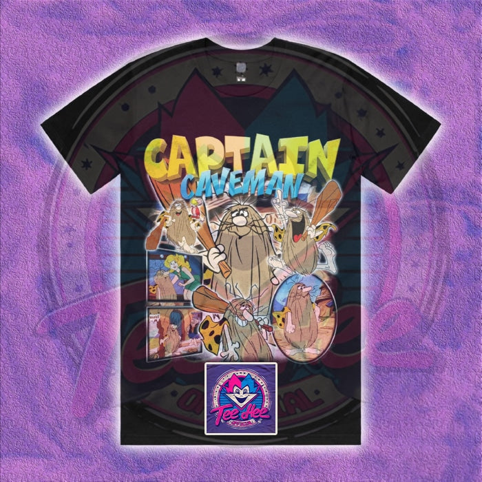 Captain Caveman - Cartoon Tee