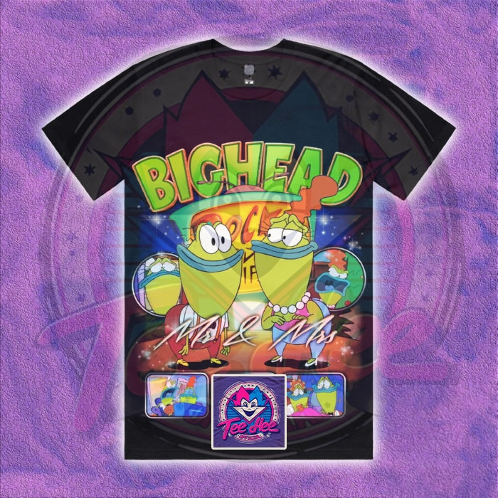 Mr. and Mrs. Bighead: Rocos Modern Life - Cartoon Tee