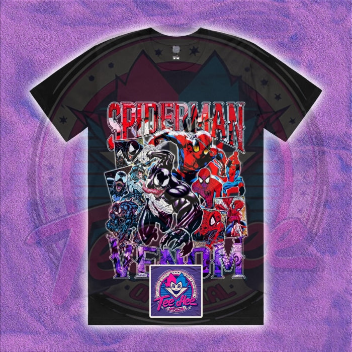 Spiderman vs Venom - Comic Tee