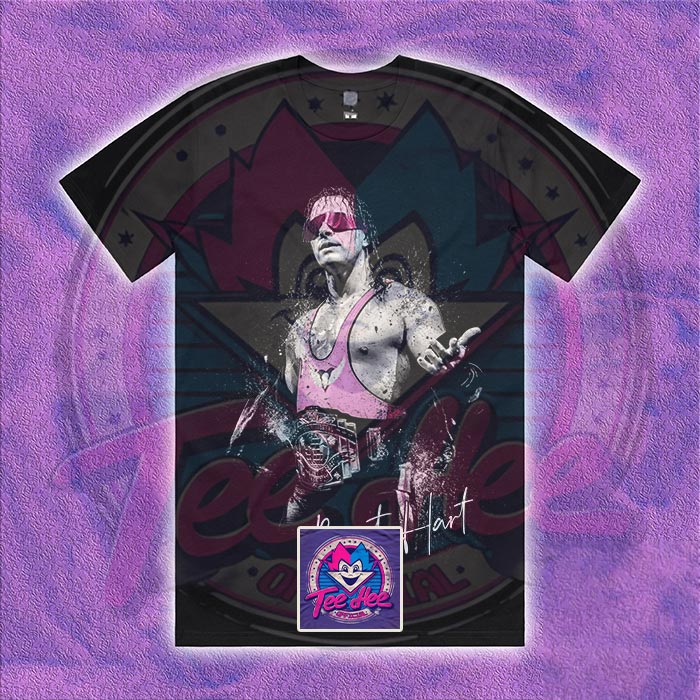 Bret "The Hitman" Hart - Colour Blast Tee