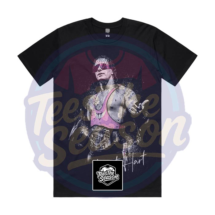 Bret "The Hitman" Hart - Colour Blast Tee