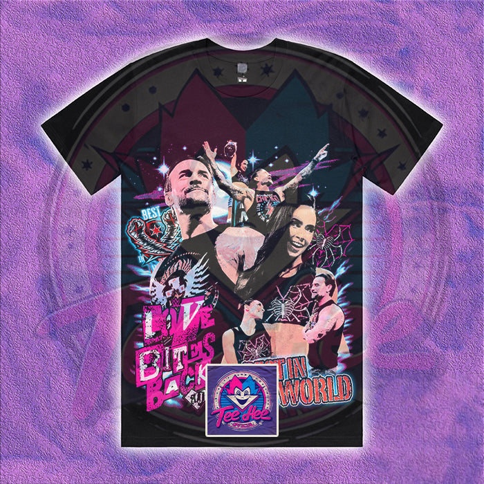 CM Punk & AJ Lee - WWE Tee