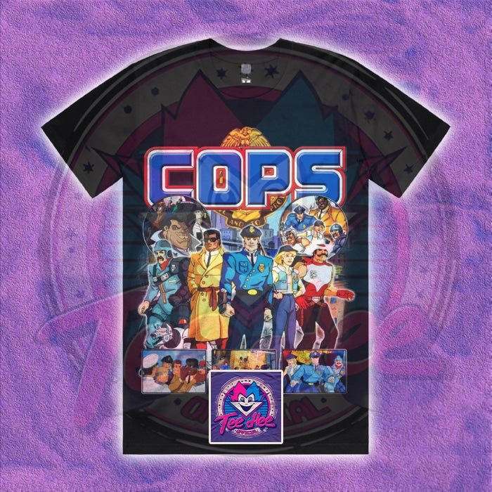 COPS Cartoon - Comic Tee