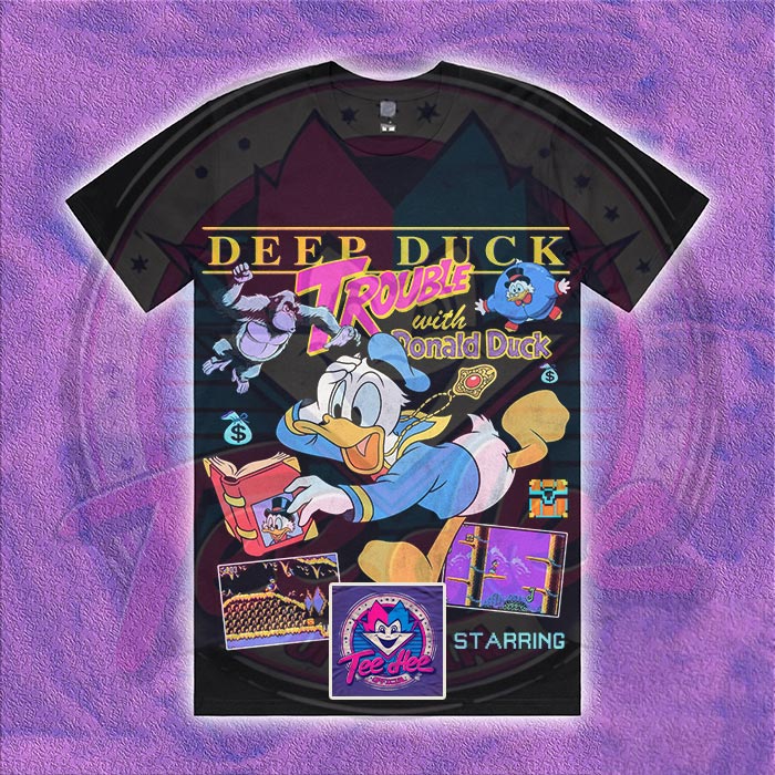 Deep Duck Trouble – Donald Duck - Gamer Tee