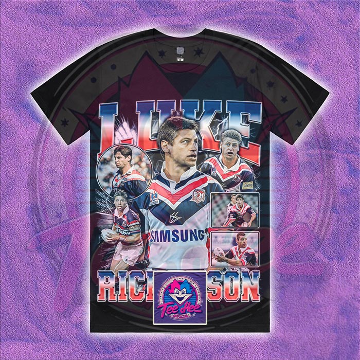 Luke Ricketson: Sydney Roosters - Rugby League Sports Tee
