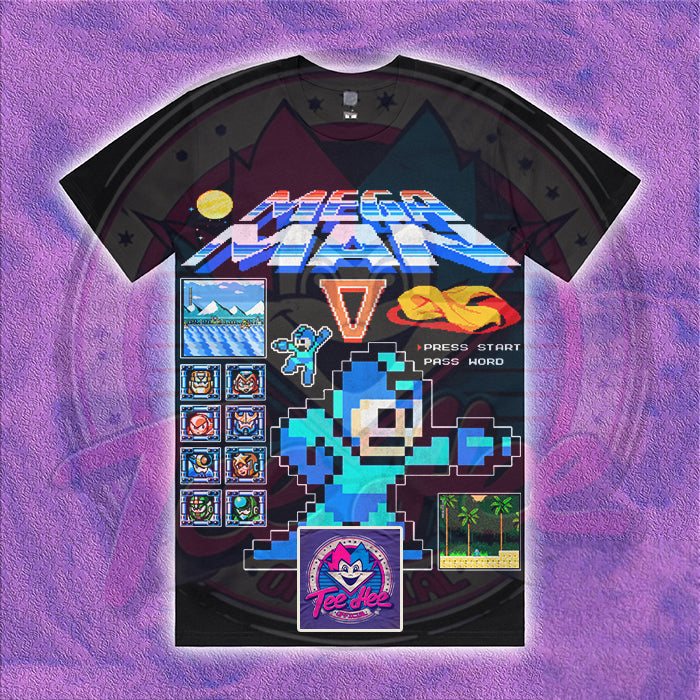 Mega Man 5 - Gamer Tee