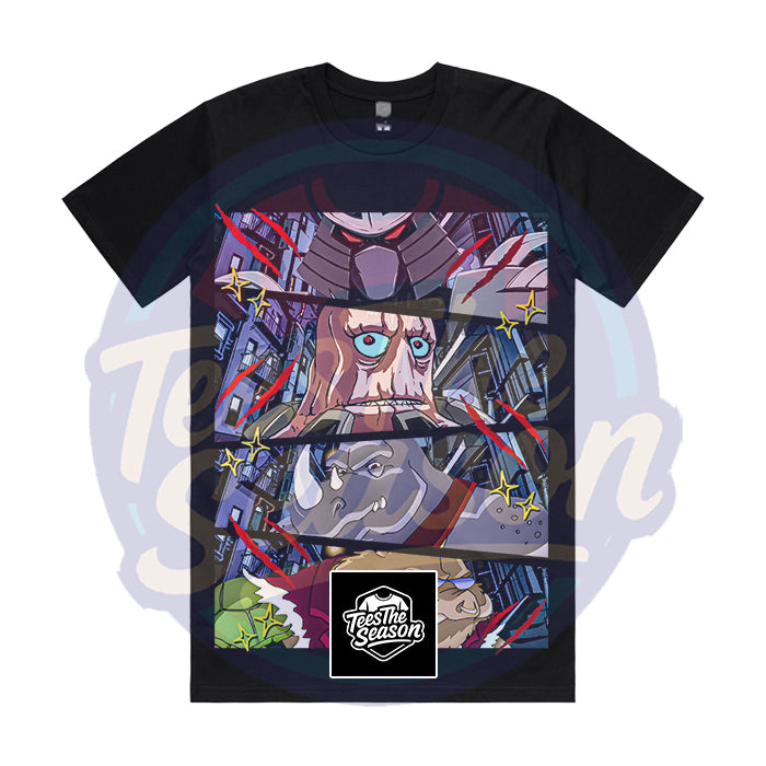Shredder, Kraang, Bebop, and Rocksteady - Cartoon Tee