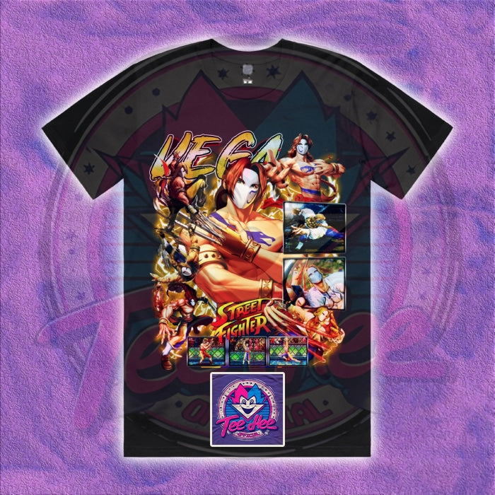 Vega Streetfighter - Comic Gamer Tee