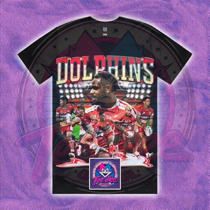Dolphins - Rugby League Sports Tee