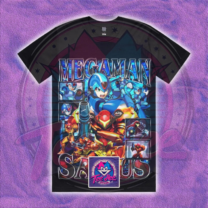 Megaman & Samus - Gamer Tee