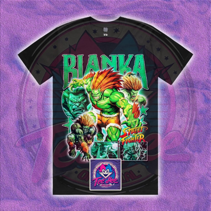 Blanka Street Fighter - Comic Gamer Tee