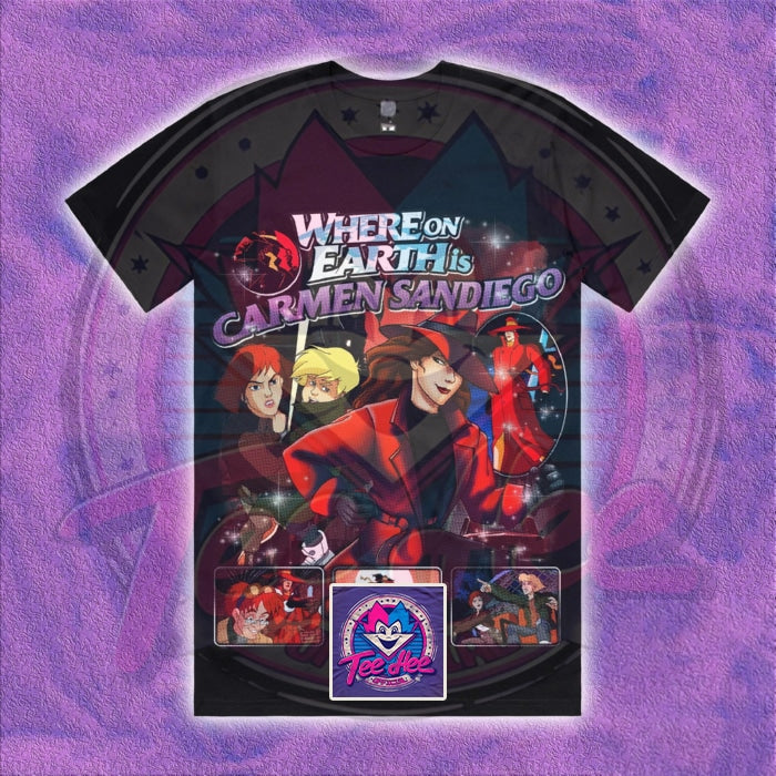Where on Earth Is Carmen Sandiego? - Cartoon Tee