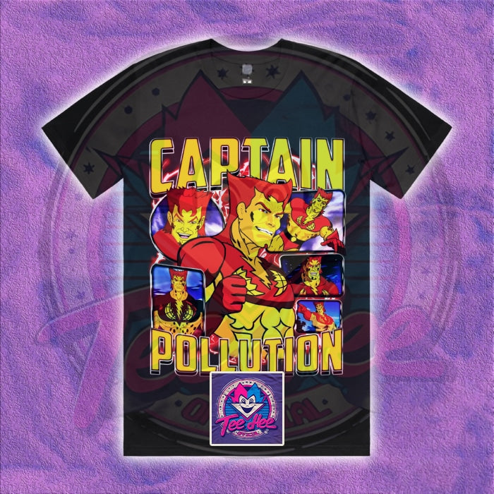 Captain Pollution - Cartoon Tee